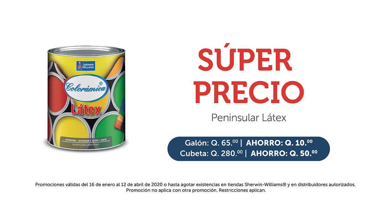 Promociones Sherwin Williams Guatemala